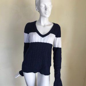 Arizona navy and white sweater - XL